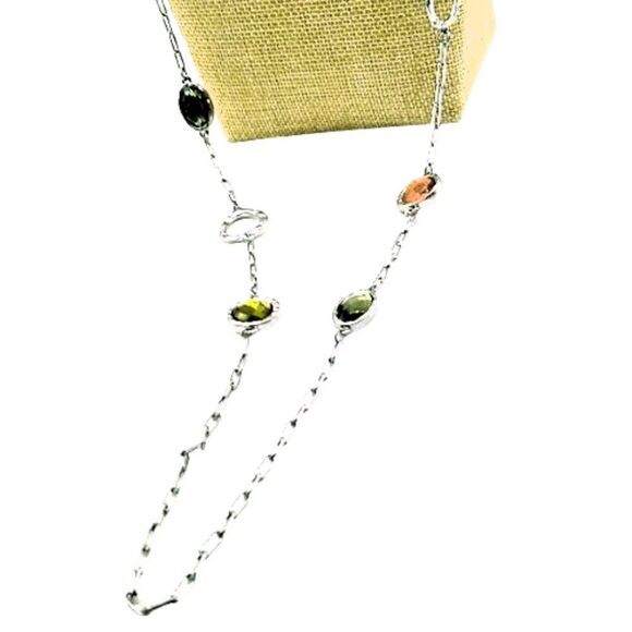 Lia Sophia Pastel GUMDROPS Silver-tone Retired Necklace - Picture 6 of 16